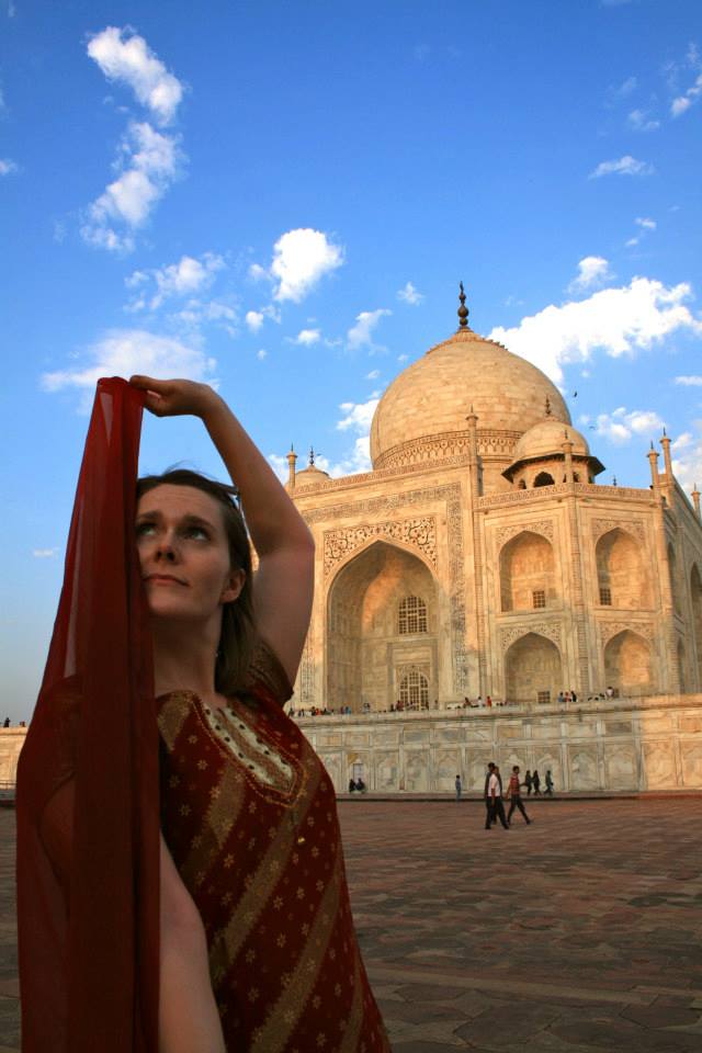 Taj Mahal photo shoot (photo courtesy of Maria B.)