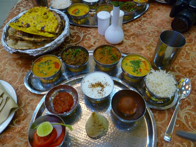 Rajasthani Curry Sampler.  Phenomenal! 