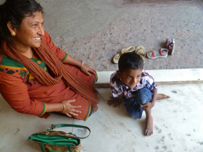 A lovely, kind woman we met in Agra